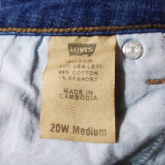 Levis 580 Bootcut Womens Jeans Size 20 Wide - Picture 7 of 7